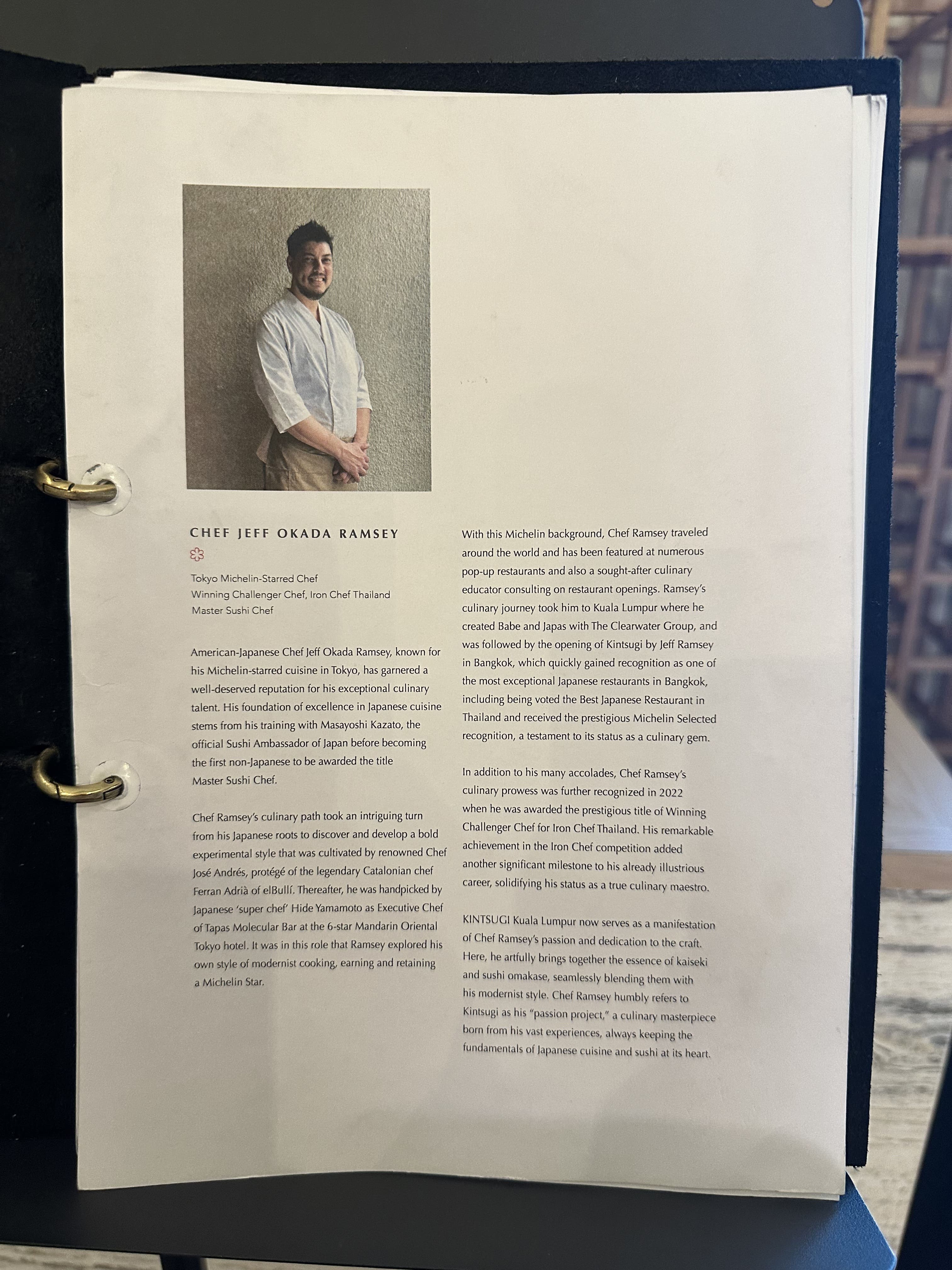 Kintsugi Japanese Restaurant - The Gardens Mall menu page 1