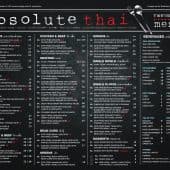 Absolute Thai Wangsa Walk Mall menu page 1