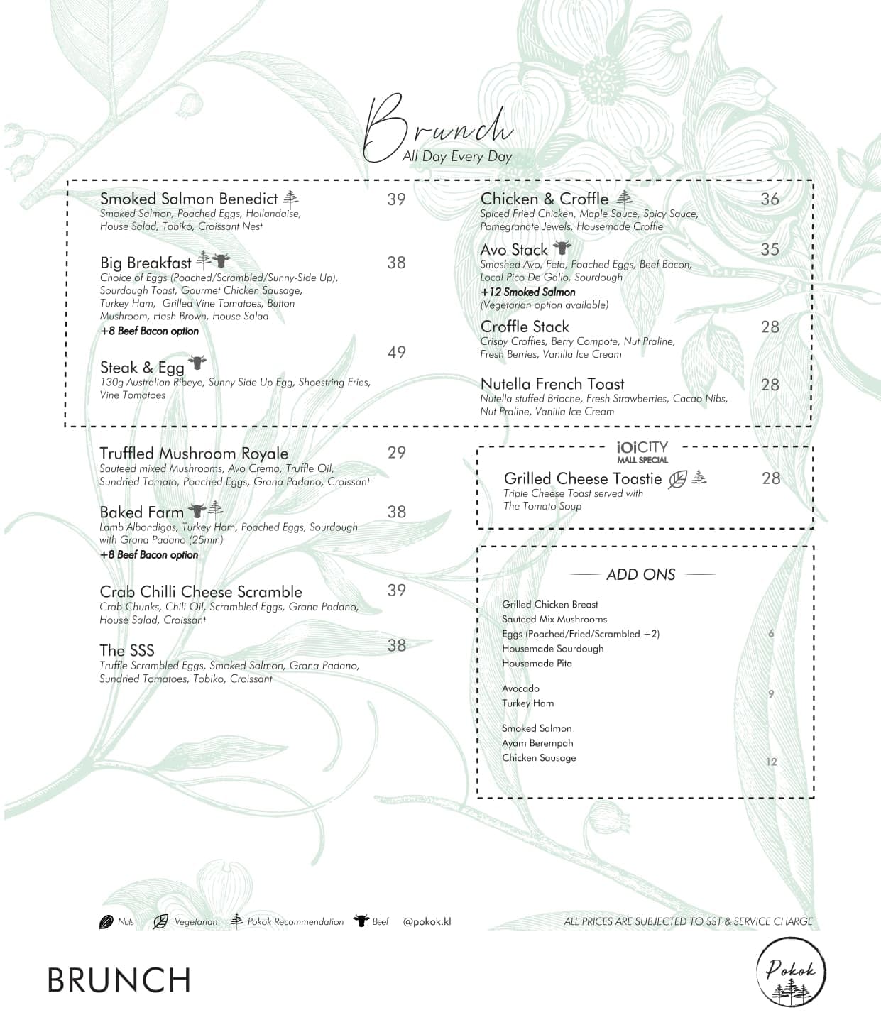 Pokok IOI City Mall menu page 1