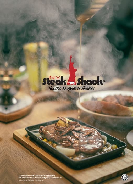 NY Steak Shack @ IOI City Mall menu page 1