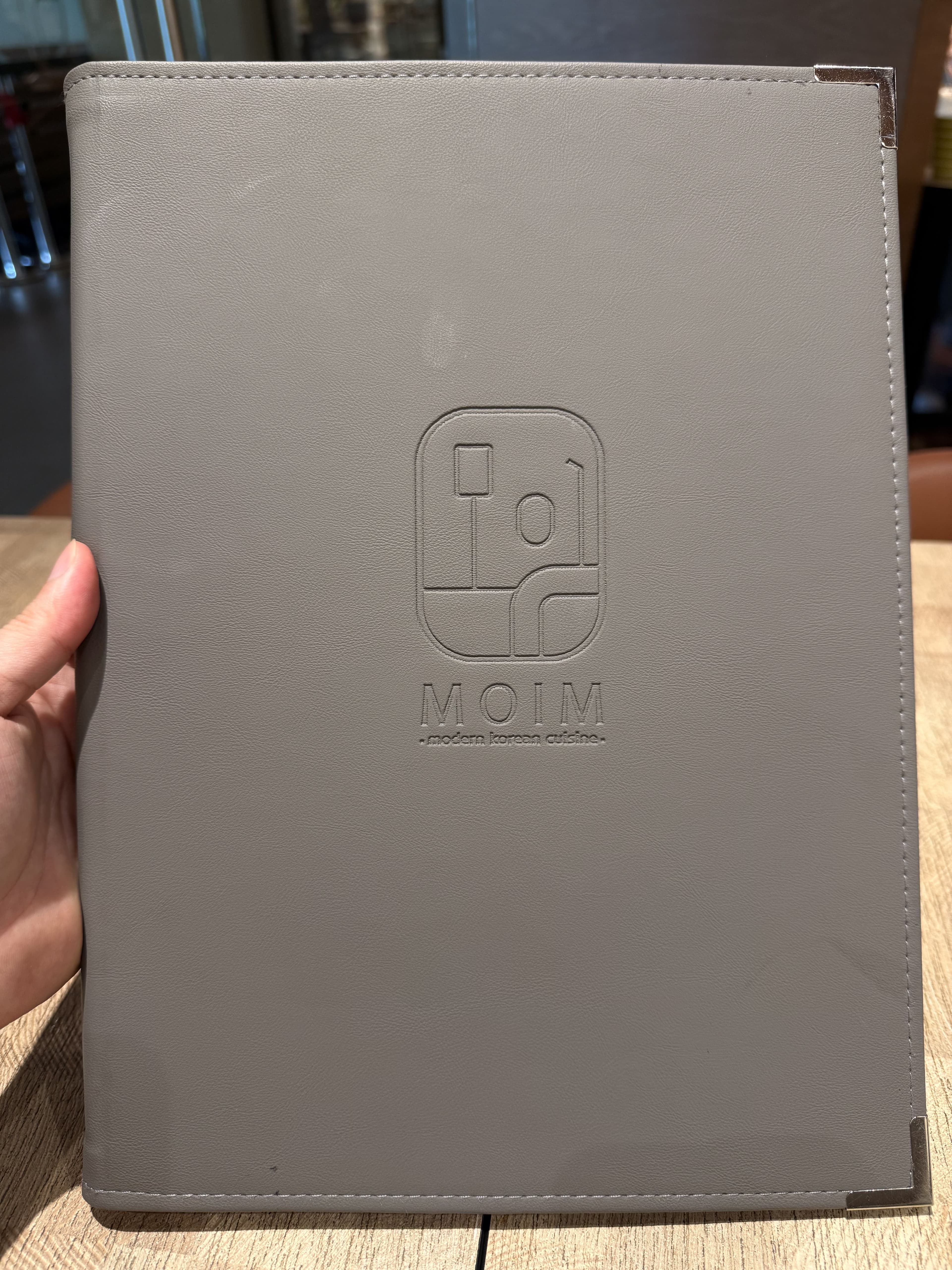 Moim Modern Korean Cuisine @ The Waterfront menu page 1