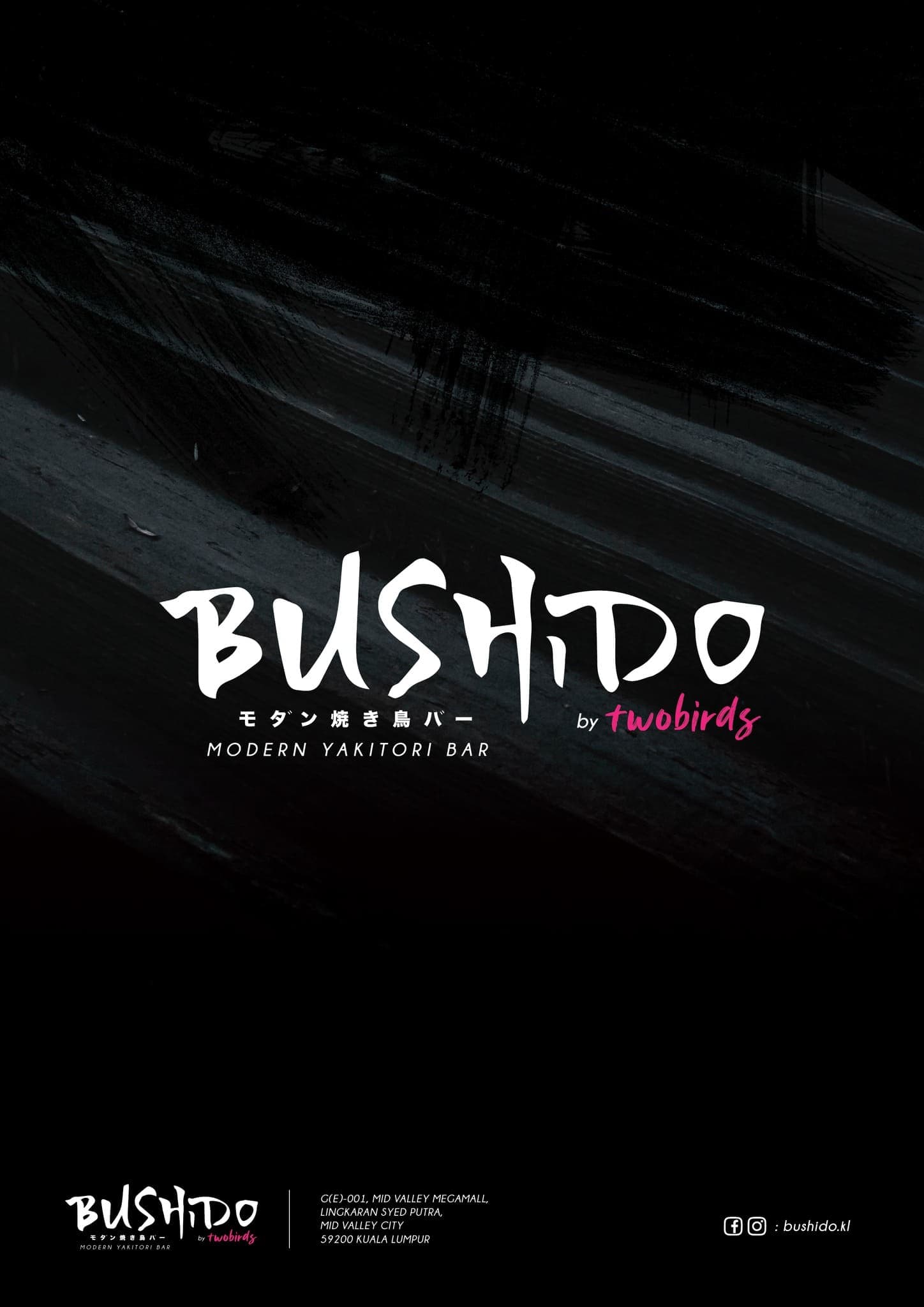 Bushido Mid Valley menu page 1