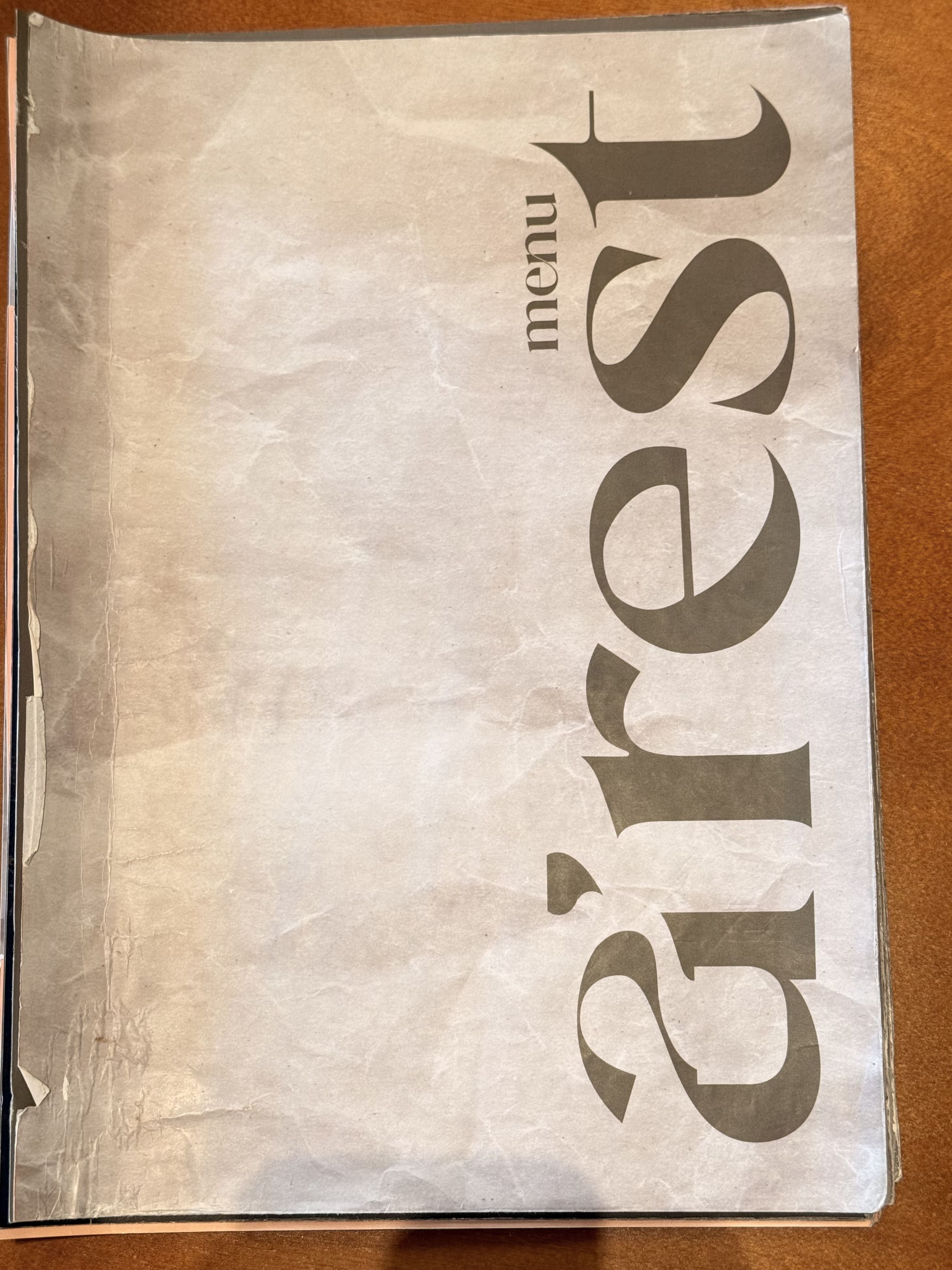 arest Cafe - The Exchange TRX menu page 1