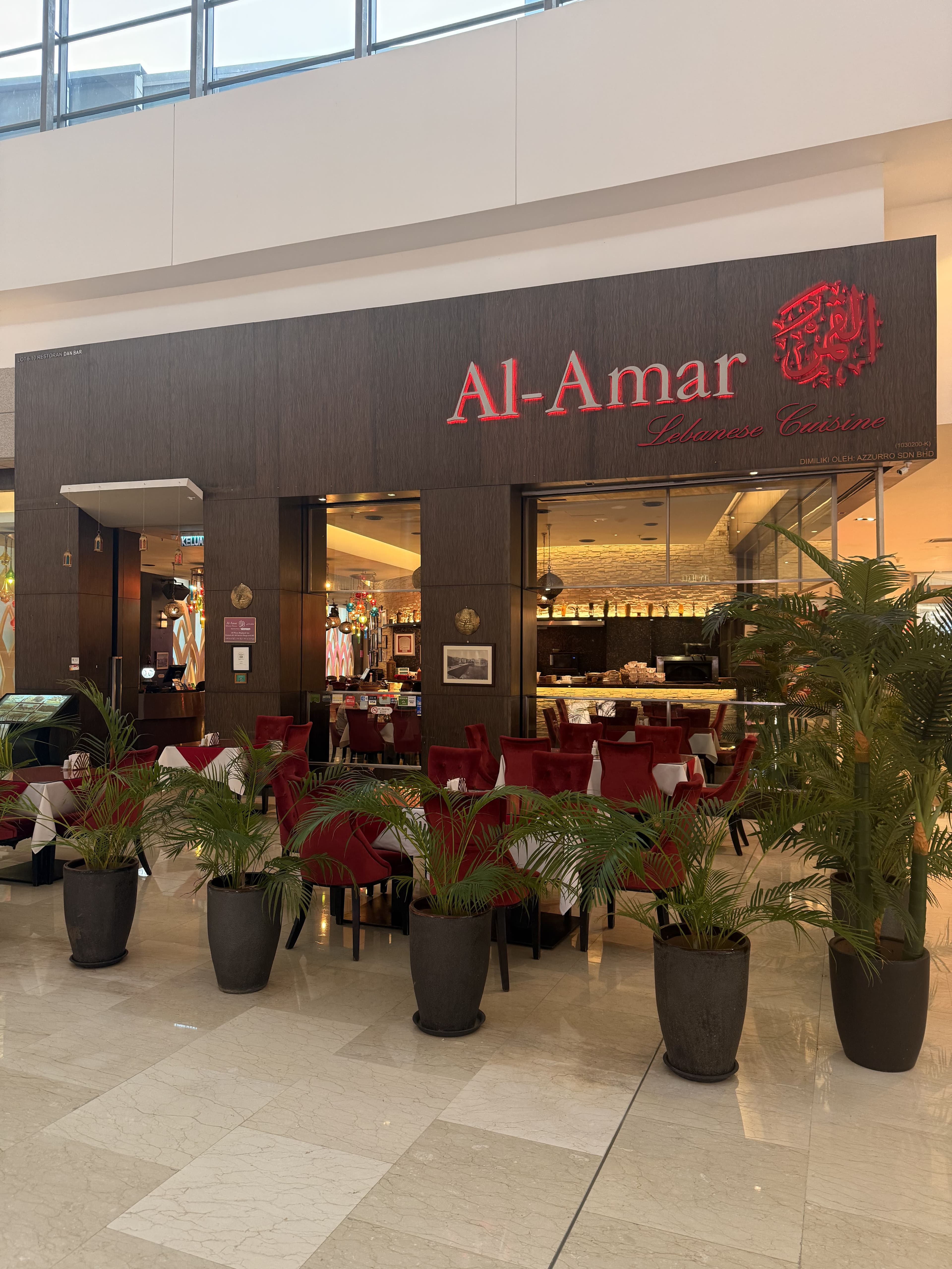 Al Amar Lebanese Cuisine @ Pavilion cover